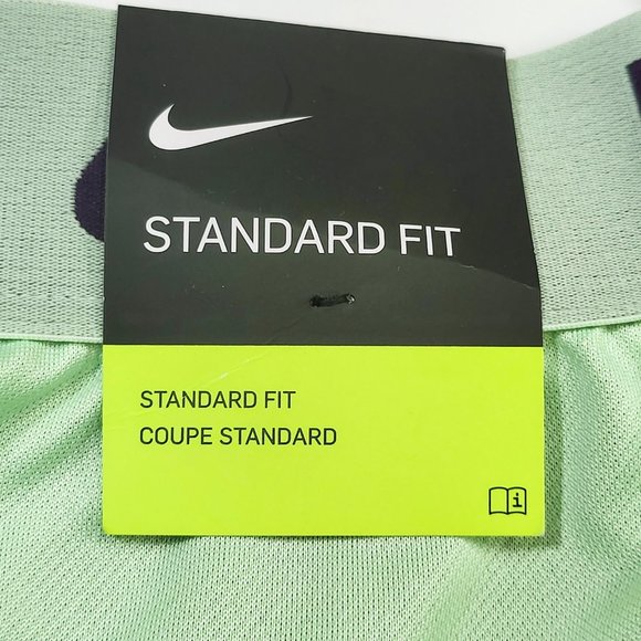 Nike Trophy Short Girl's Dri Running Training Athletic Purple Green DA1099-525 - Picture 3 of 8